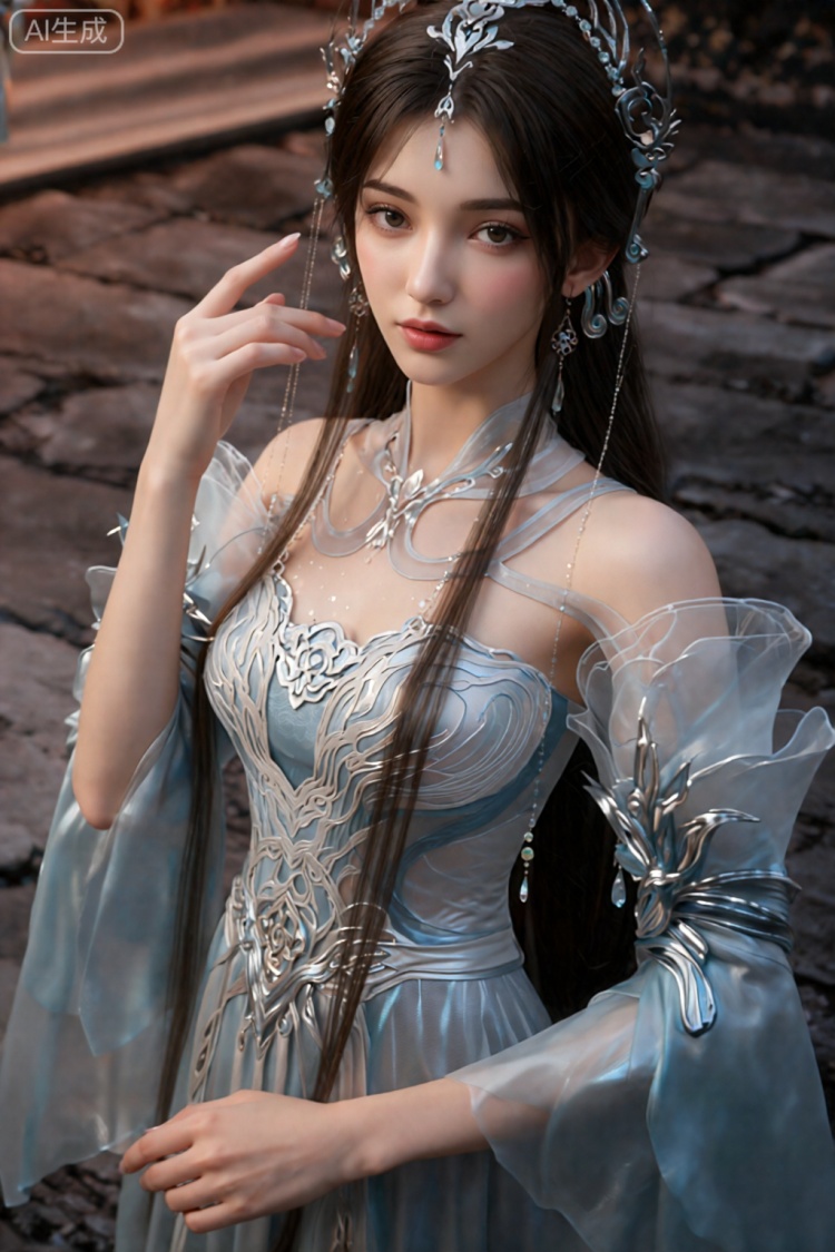 青月清漪仙子真人化换装-zimage-完美世界 by AI光影驿站 on Tensor.Art