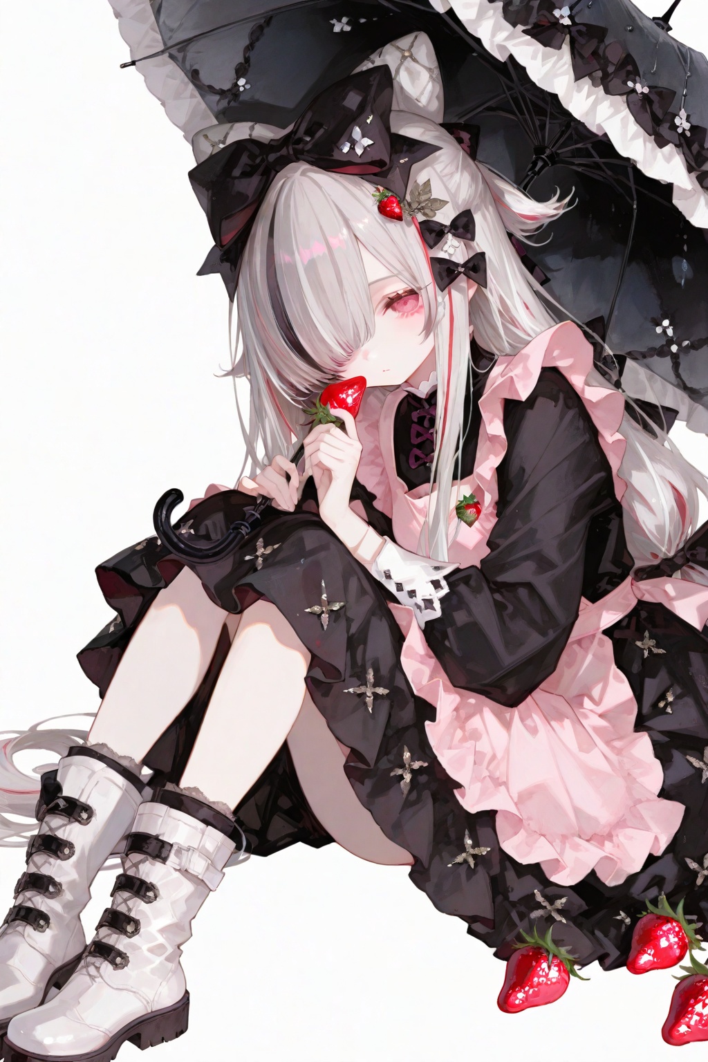 1girl,  solo,  long hair by 月老板 on Tensor.Art