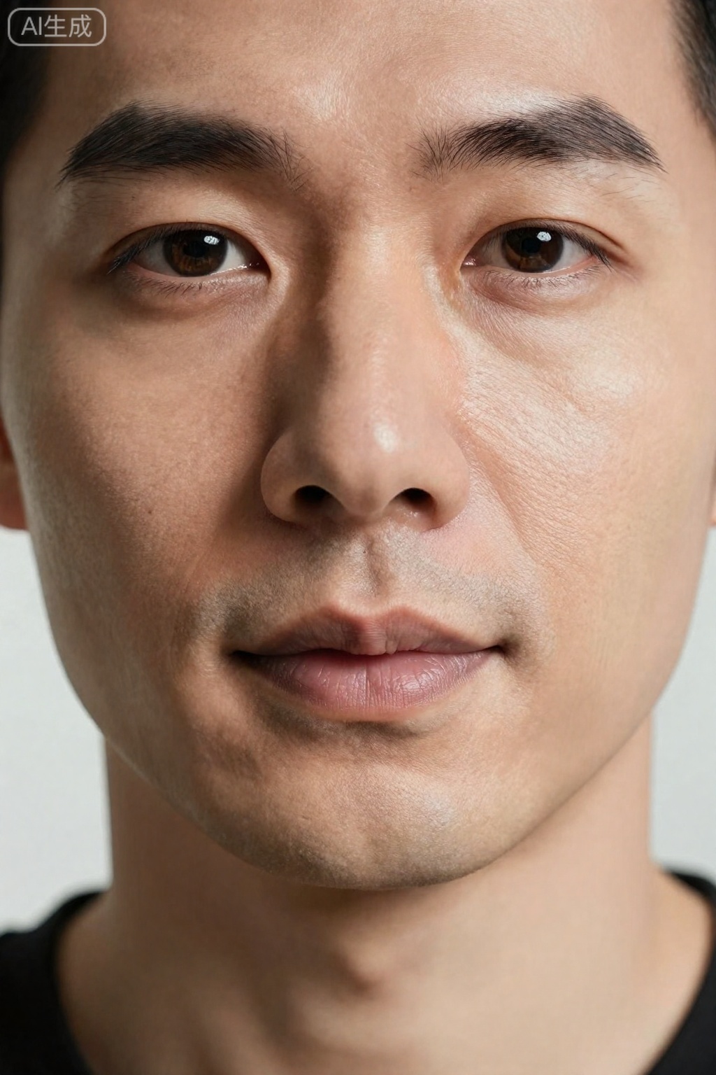 人物肖像特写,40岁男子​。,skin