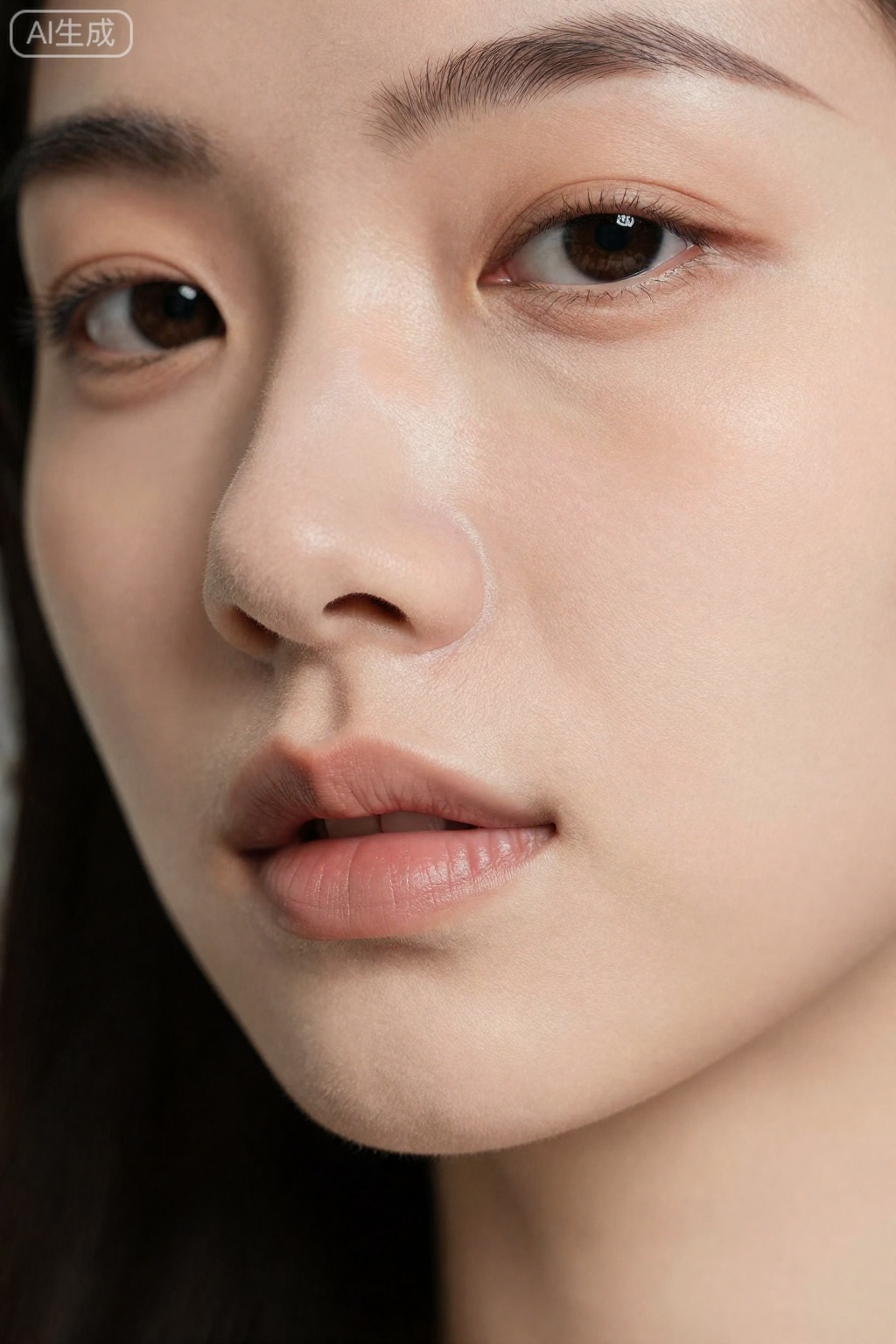 人物肖像特写​。,skin