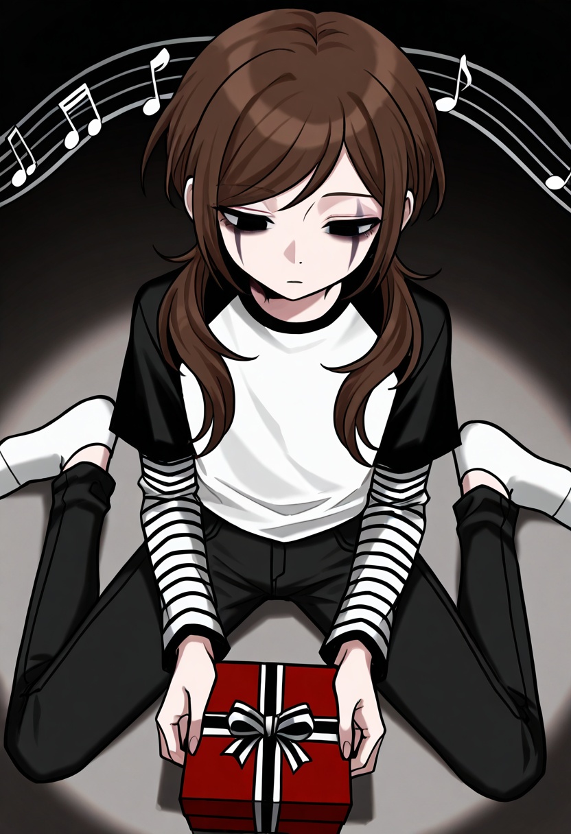 anime style,  young woman,  slim body on Tensor.Art