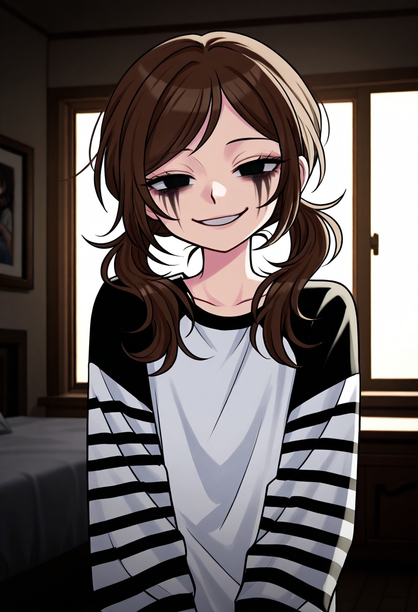 anime style,  young woman,  slim body on Tensor.Art