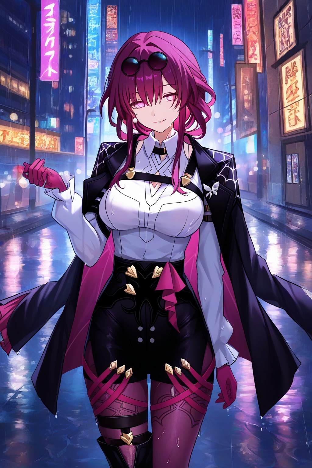 1girl,  solo,  kafka (honkai star rail) on Tensor.Art