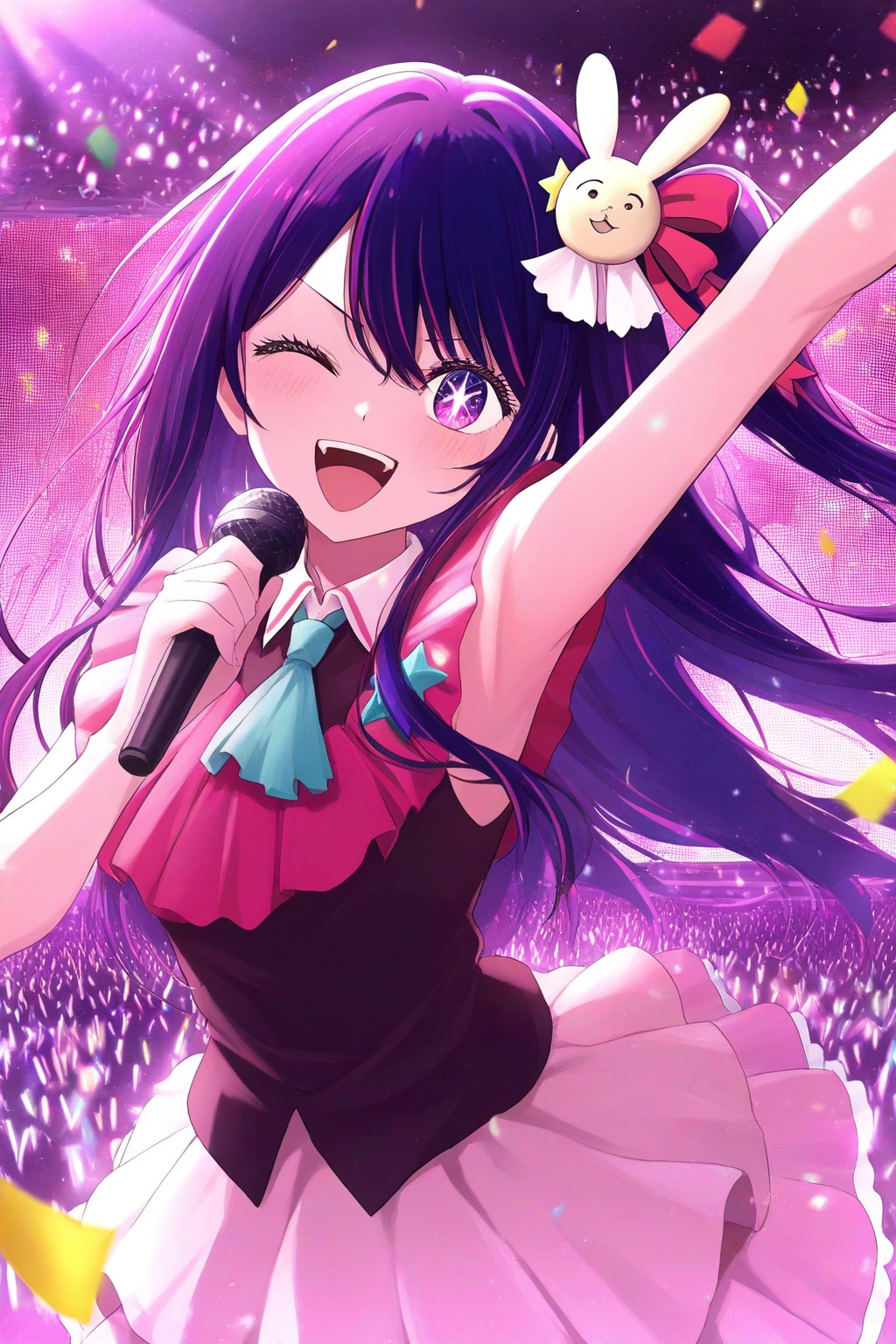 1girl,  solo,  hoshino ai on Tensor.Art