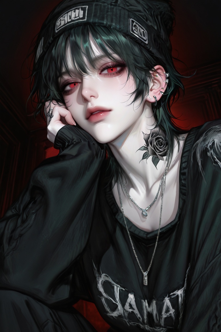 solo,  female Dark background,  creating a mysterious and intense atmosphere. Dark team vibe on Tensor.Art