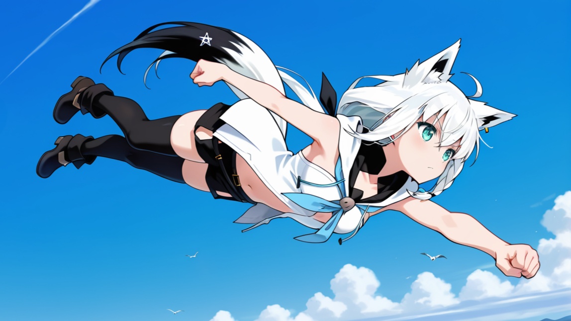 masterpiece,  high quality,  flying on Tensor.Art