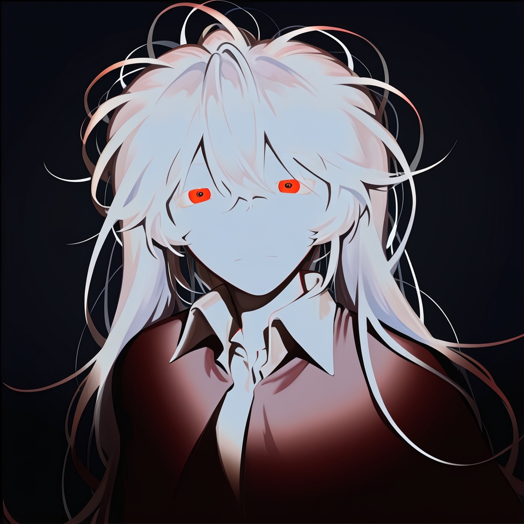 dark background,  white skin,  glowing on Tensor.Art