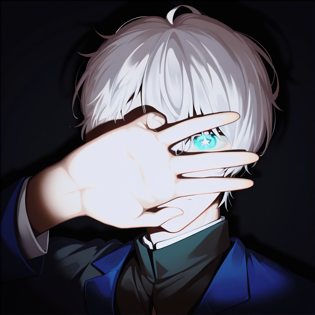 dark background,  white skin,  glowing on Tensor.Art