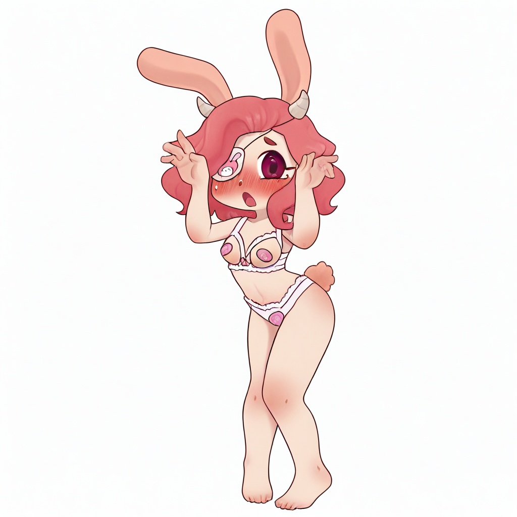 barefoot,  solo,  bra on Tensor.Art