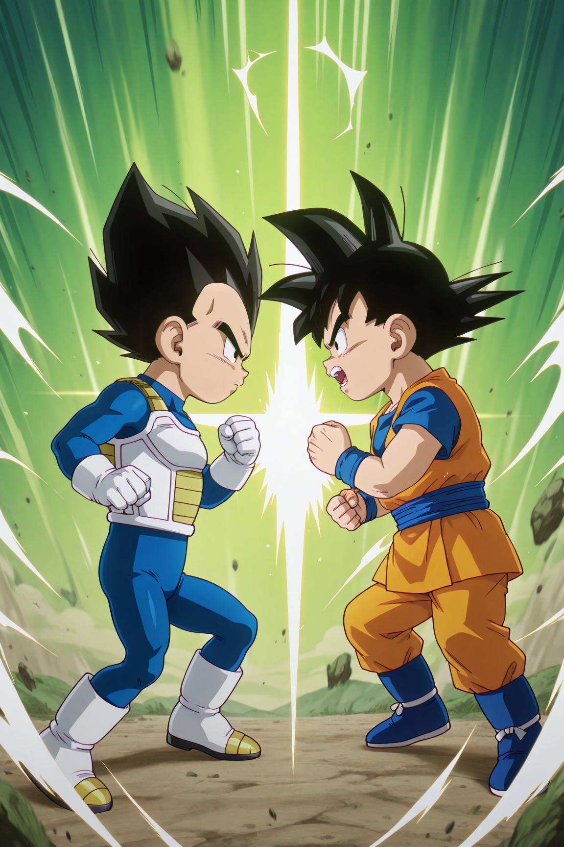 BREAK Goku,  dougi,  orange shirt on Tensor.Art