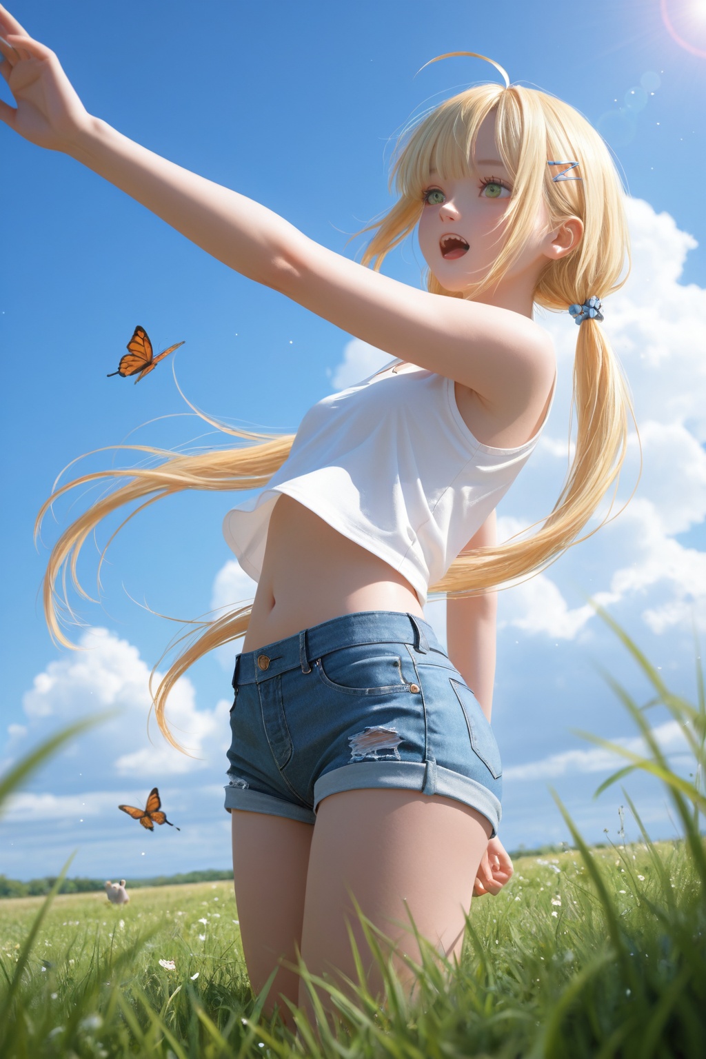 1girl,  solo,  long hair on Tensor.Art