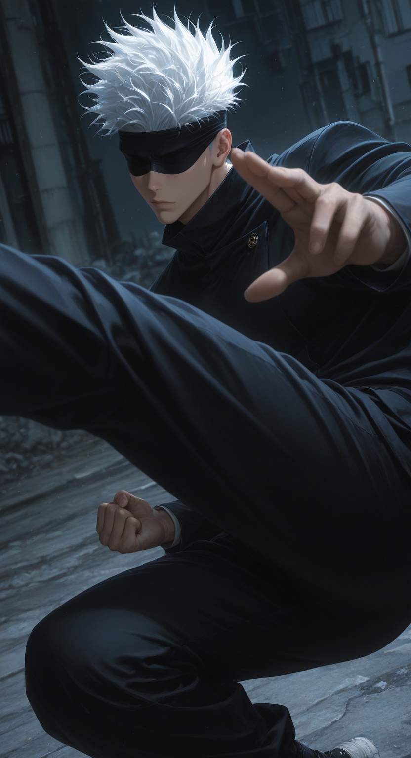 jujutsu kaisen,  gojou satoru,  solo on Tensor.Art