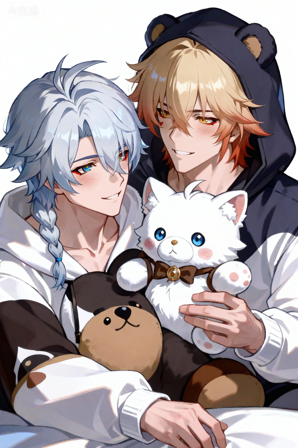 1boy,  mydei (honkai: star rail),  blonde hair on Tensor.Art