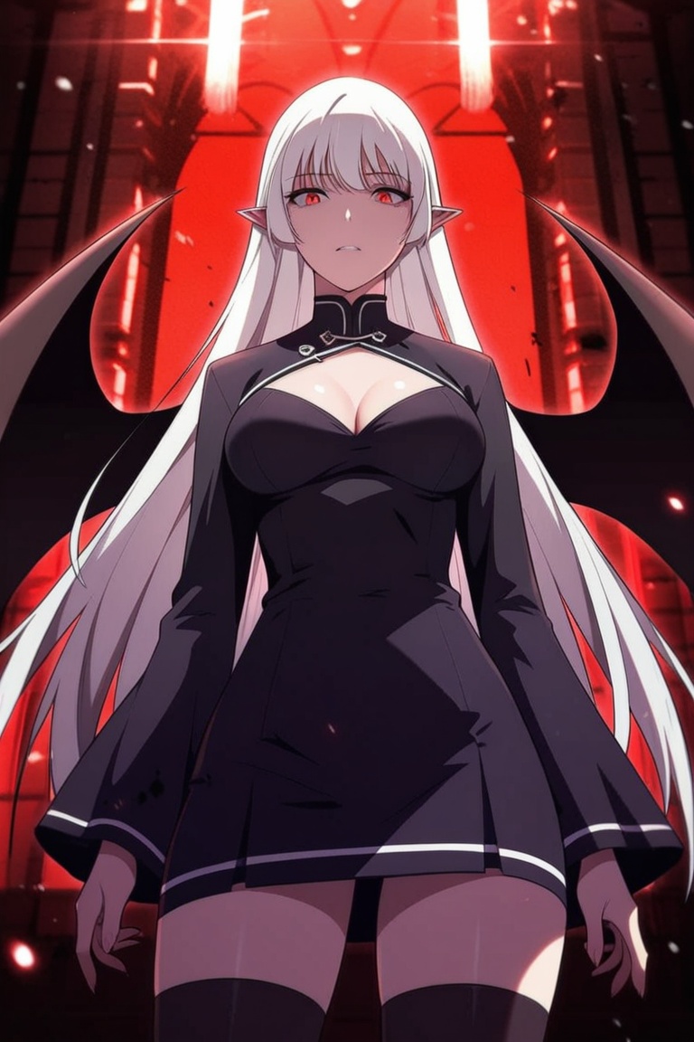 1girl,  solo,  white hair on Tensor.Art