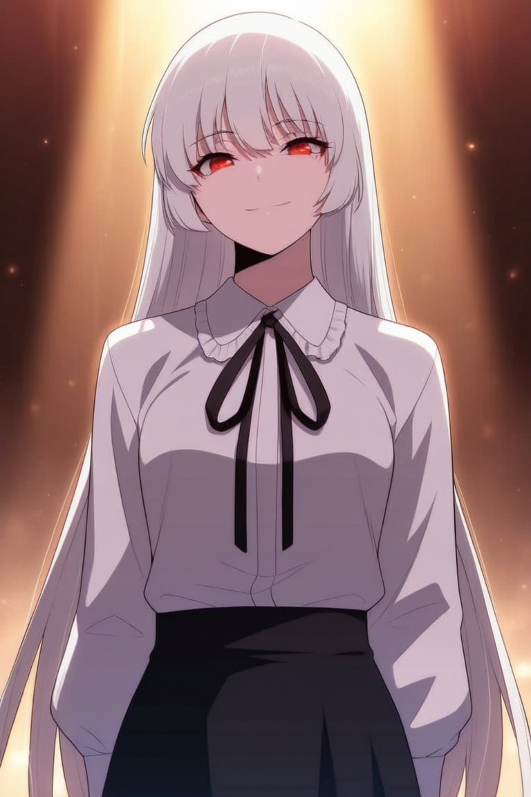 1girl,  solo,  white hair on Tensor.Art
