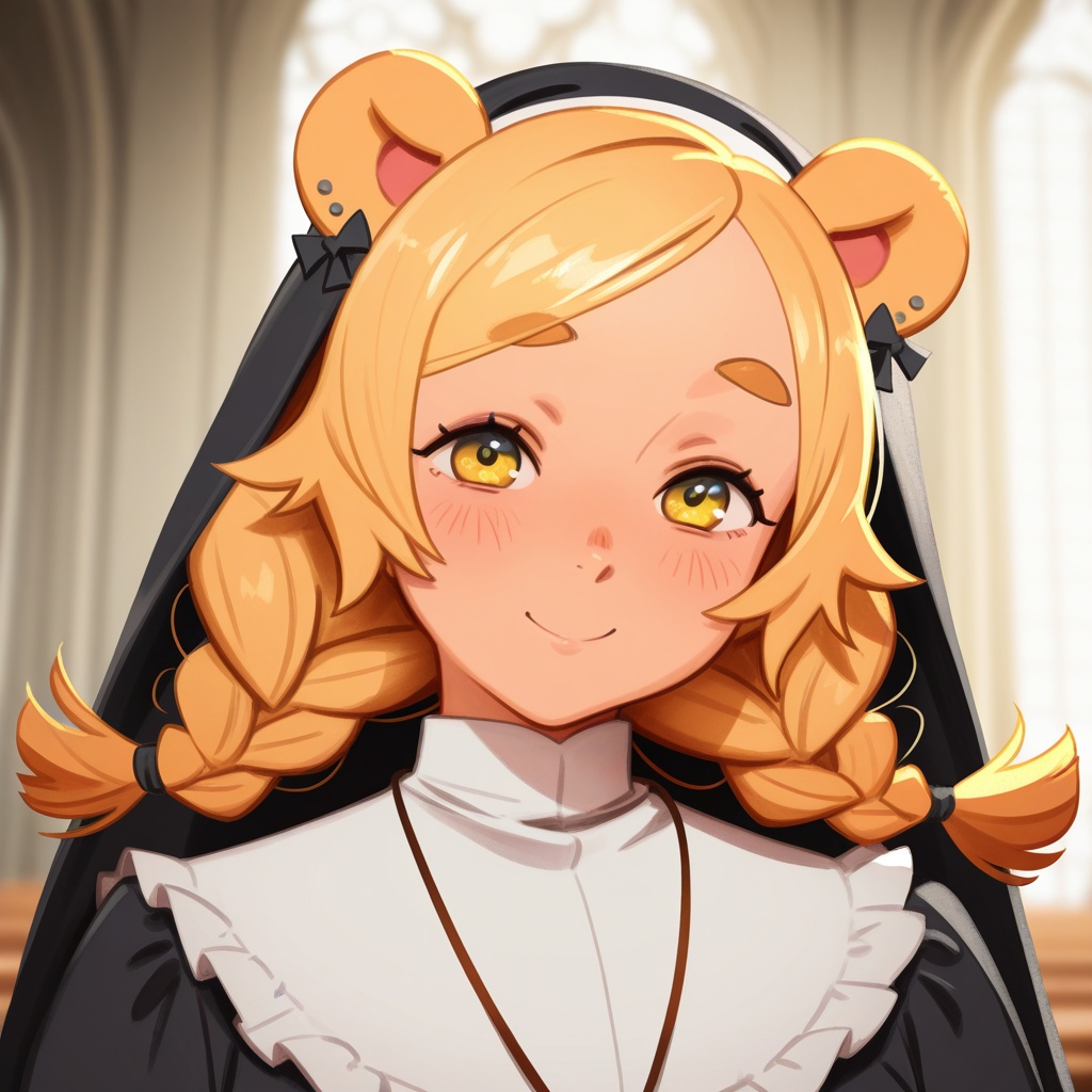 church,  blurry background, on Tensor.Art