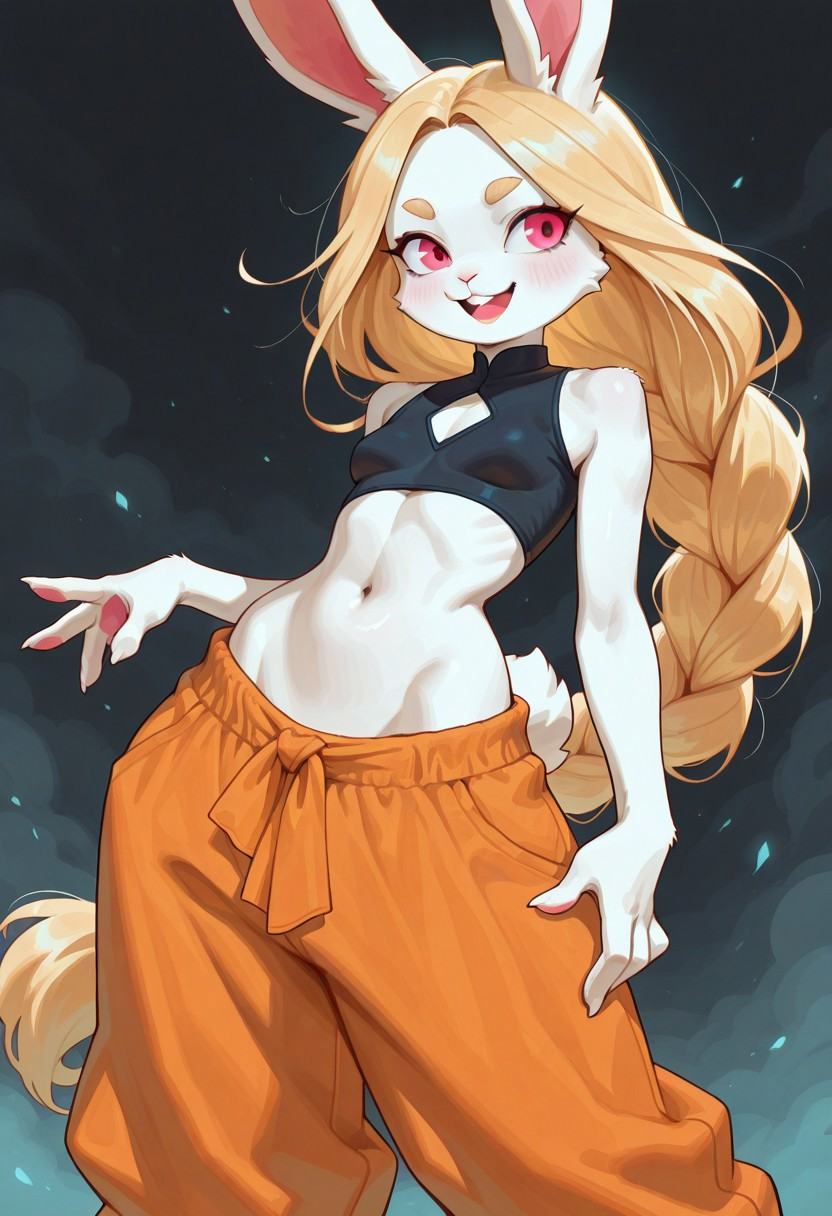 1girl,  rabbit girl,  furry body on Tensor.Art