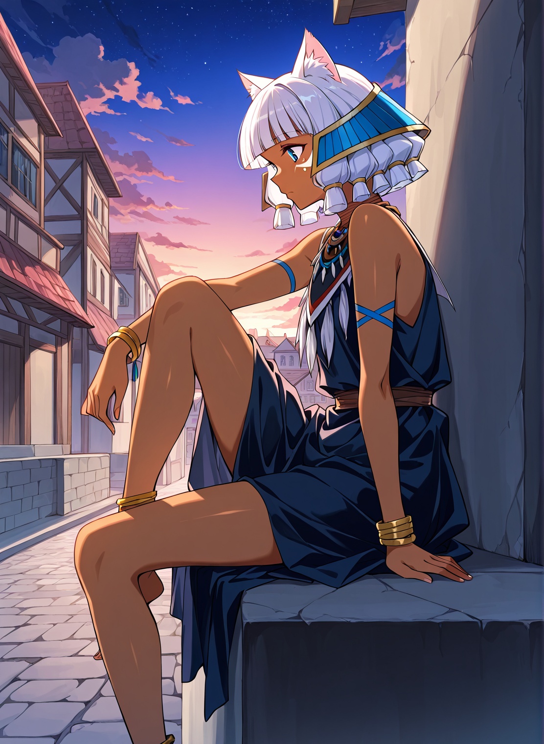 1 girl,  solo,  animal ears on Tensor.Art