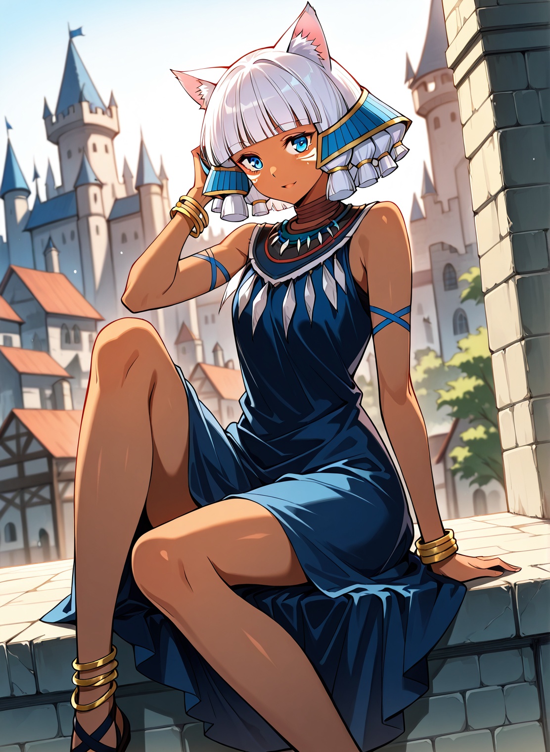 1 girl,  solo,  animal ears on Tensor.Art