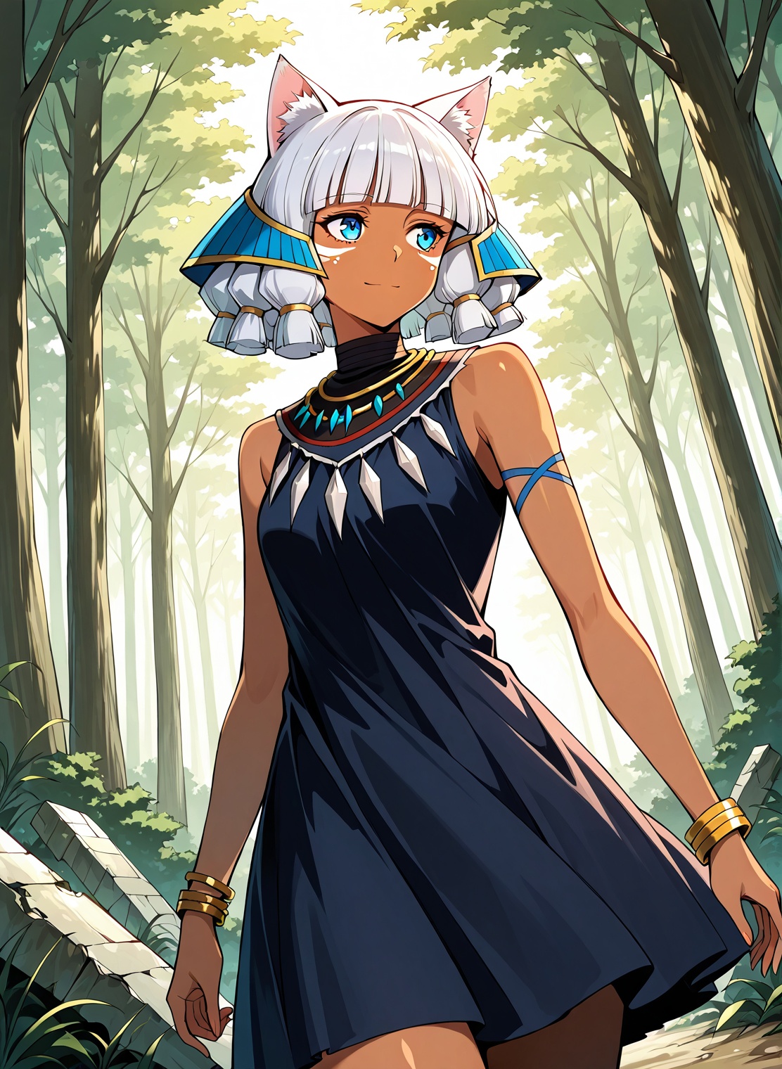 1 girl,  solo,  animal ears on Tensor.Art
