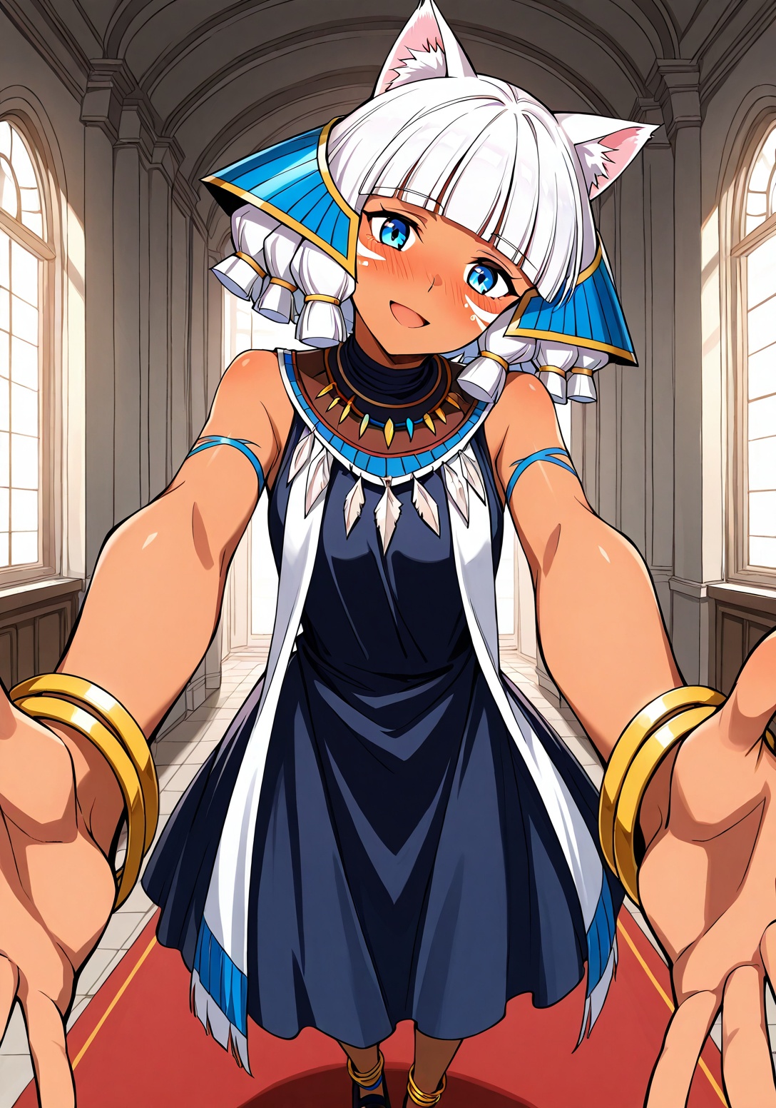1 girl,  solo,  animal ears on Tensor.Art