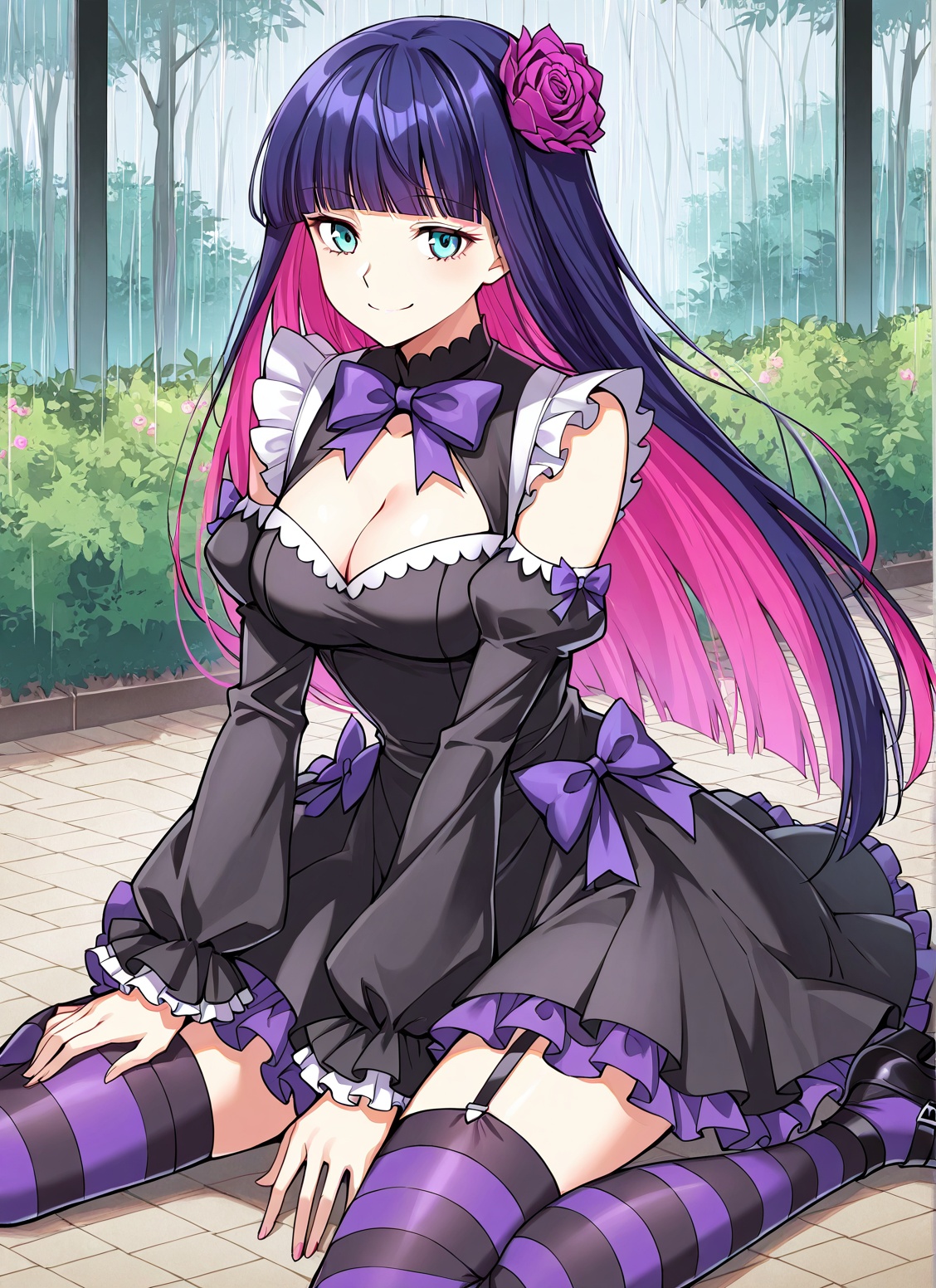 1 girl,  solo,  aqua eyes on Tensor.Art