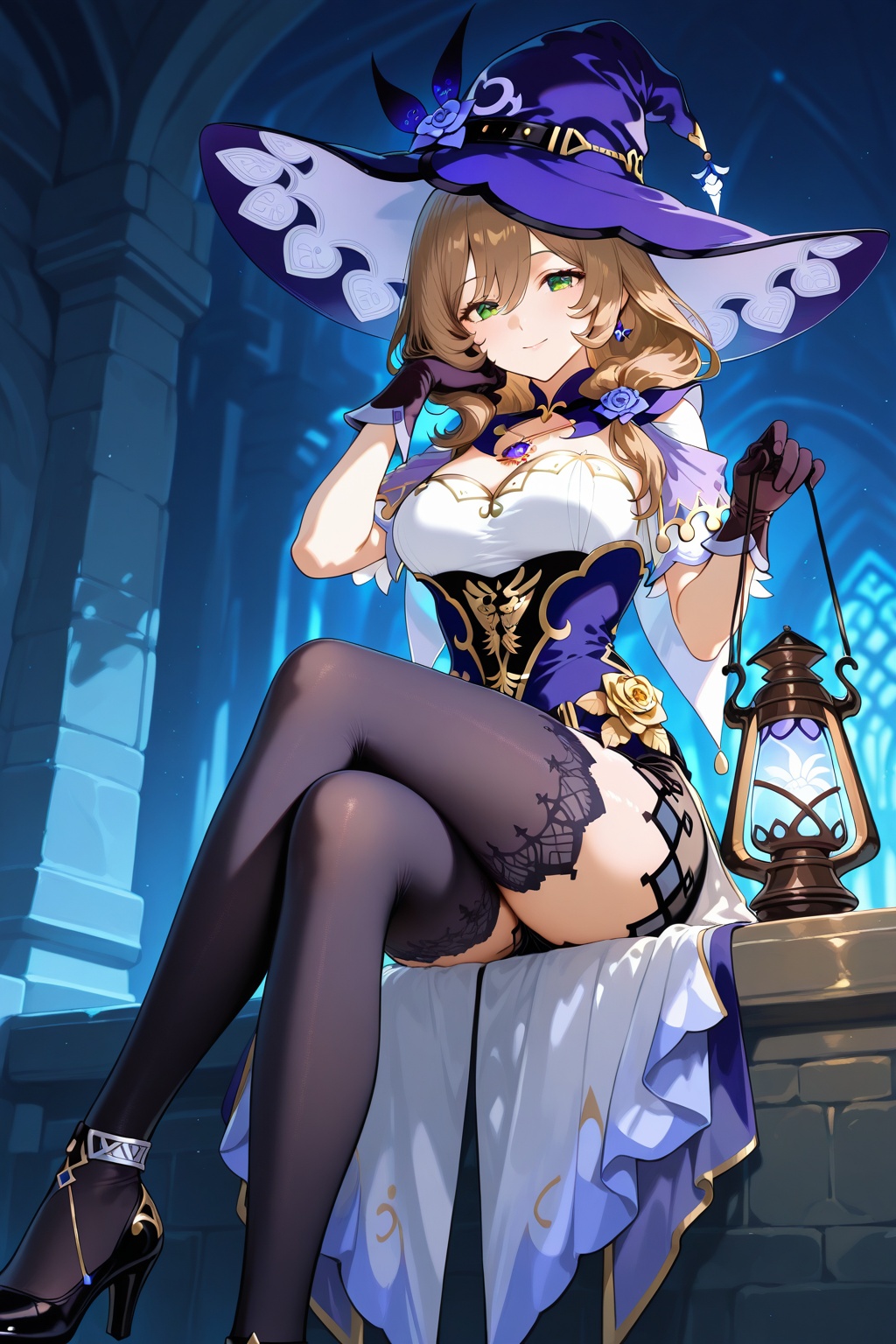 1girl,  lisa (genshin impact),  genshin impact on Tensor.Art