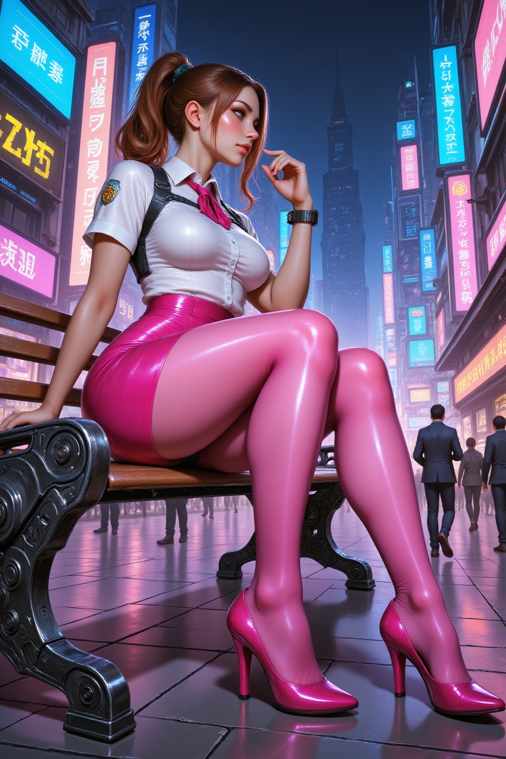 (( cyberpunk,  concept art )) - best quality,  sharp focus on Tensor.Art