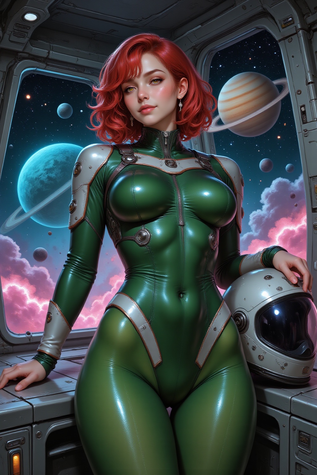 streampunk theme,  Jules Verne's setting,  1girl on Tensor.Art