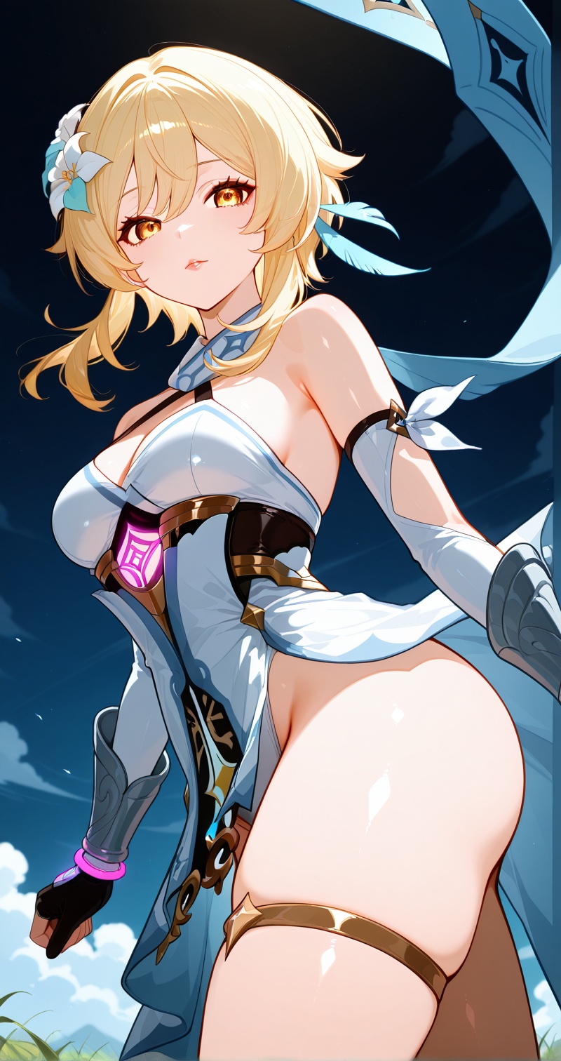 //Lumine//,  //genshin impact//,  solo on Tensor.Art