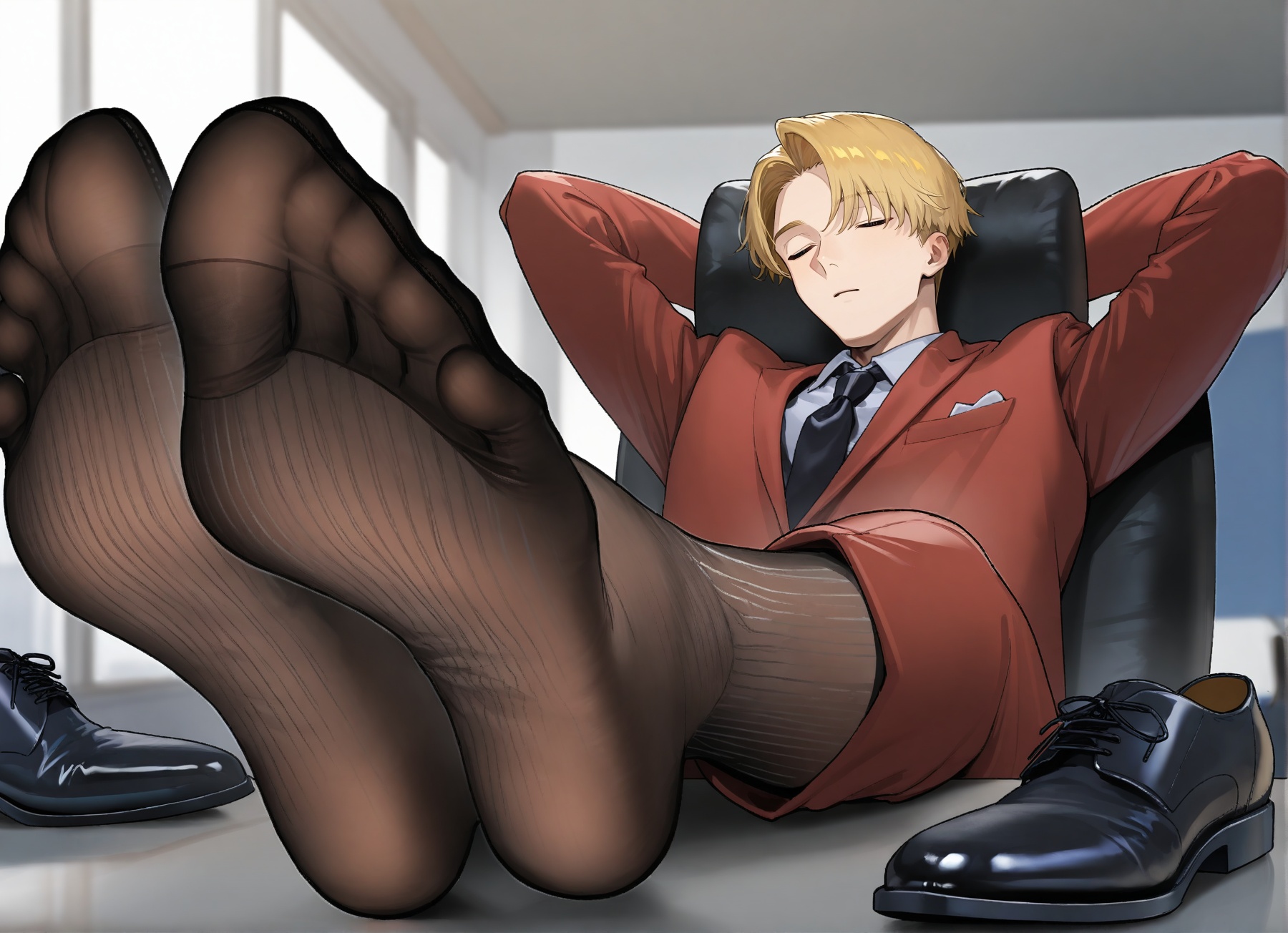1boy,  solo,  blonde hair on Tensor.Art