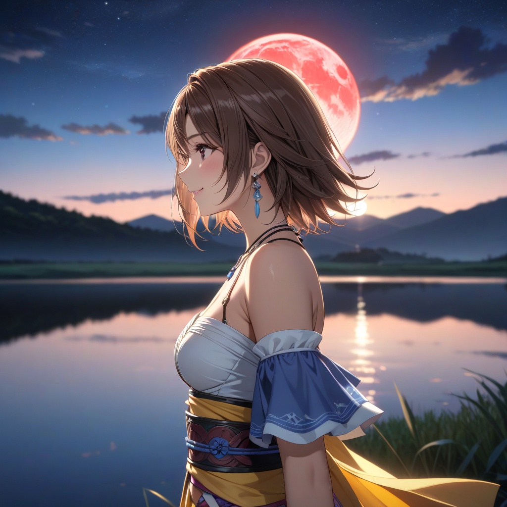 1girl,  solo,  Yuna on Tensor.Art