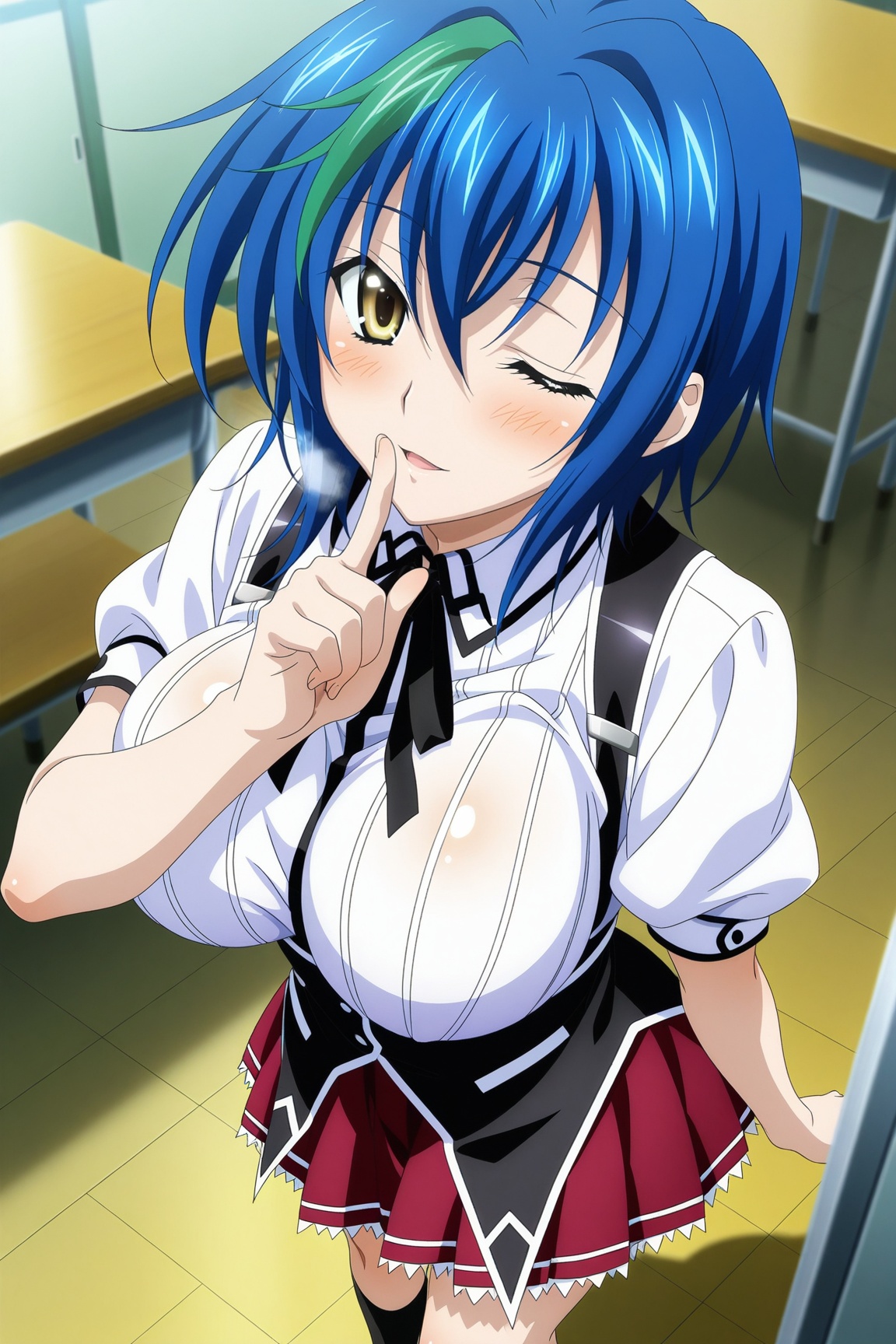 1girl,  x3n-dxd,  blue hair on Tensor.Art