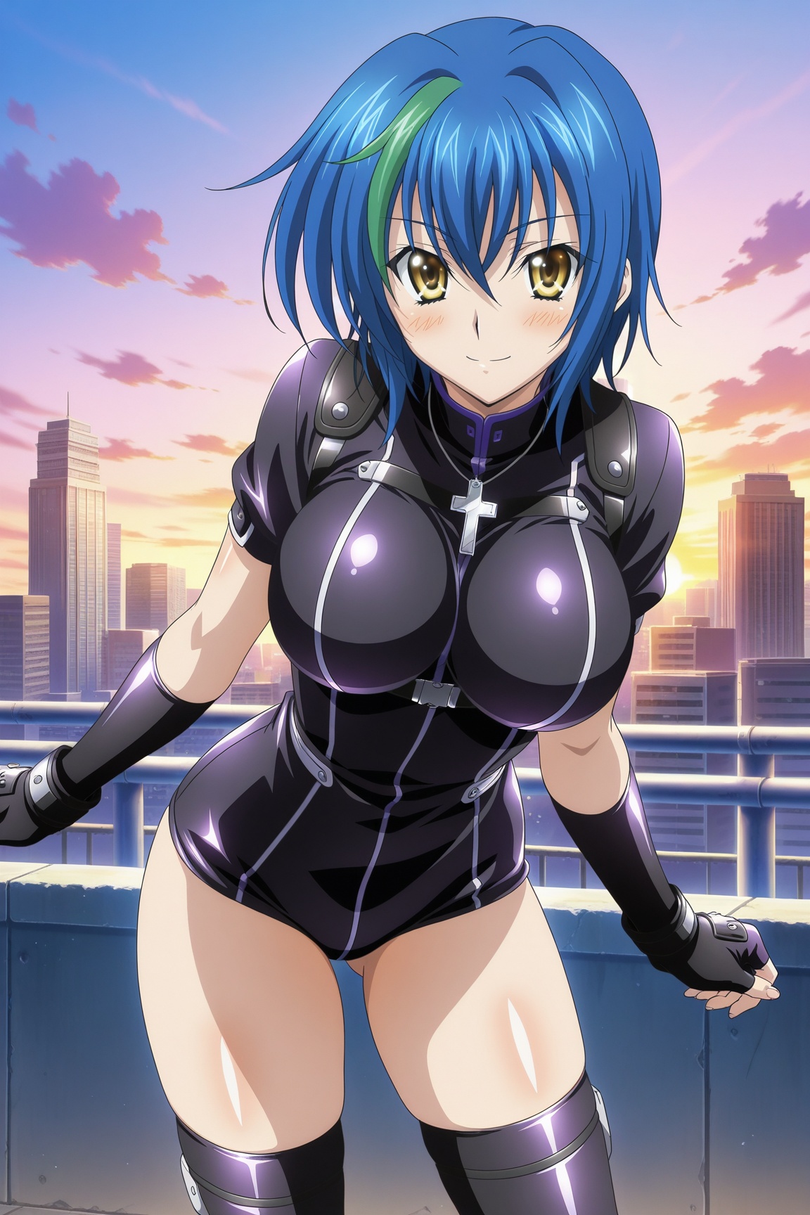 1girl,  x3n-dxd,  blue hair on Tensor.Art