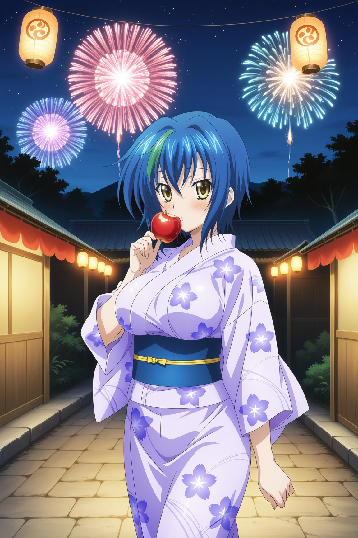 1girl,  x3n-dxd,  blue hair on Tensor.Art