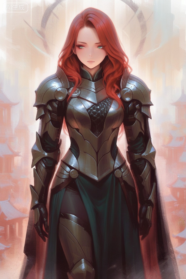 (masterpiece, best quality, ultra-detailed, 8k resolution:1.3),
1girl, solo, long hair, COWBOY SHOT,digital_ painting,armor,dress,