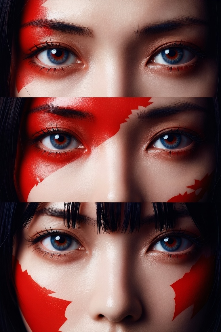 JAnimeReal,  1girl,  intense eye contact on Tensor.Art