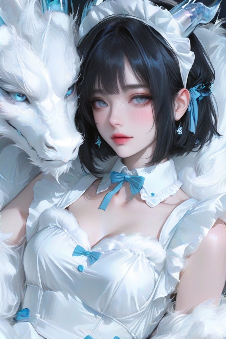 1girl,  solo,  black hair on Tensor.Art
