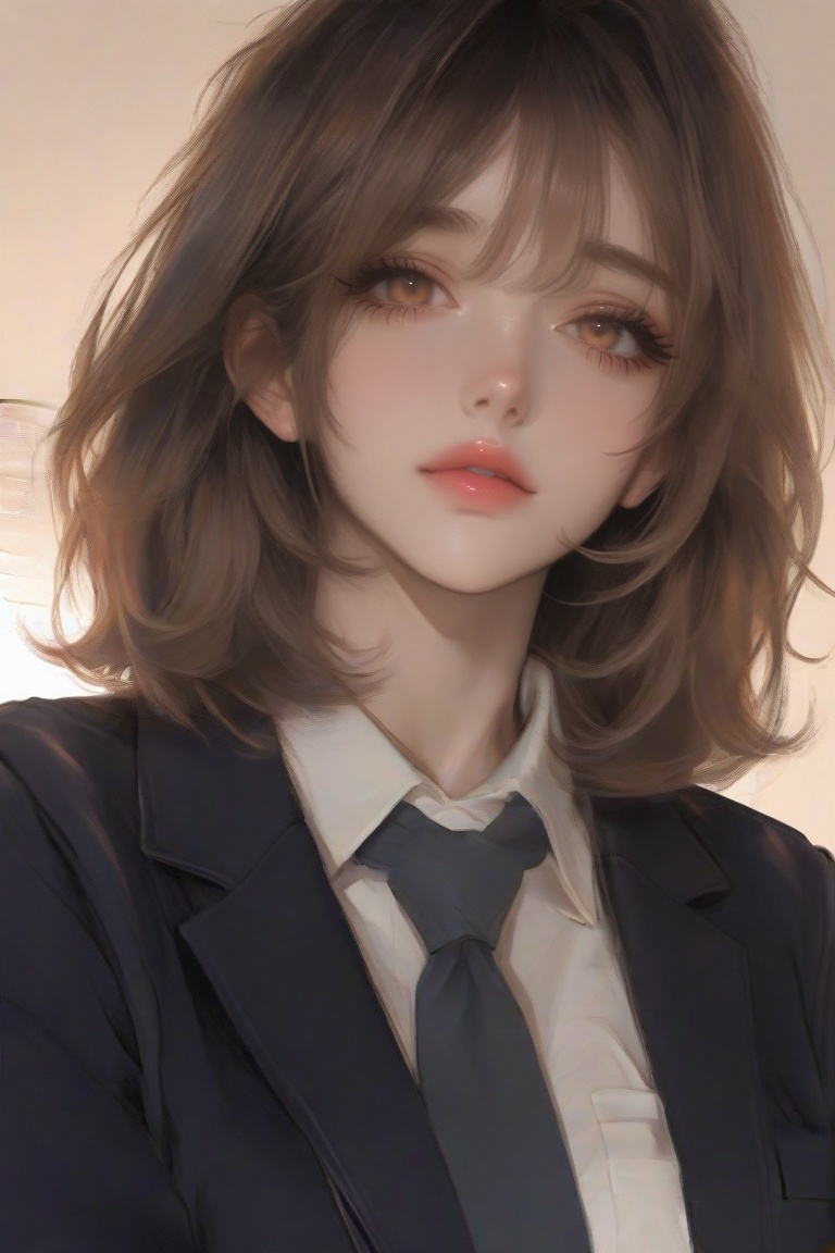 1girl,  solo,  school uniform girl on Tensor.Art