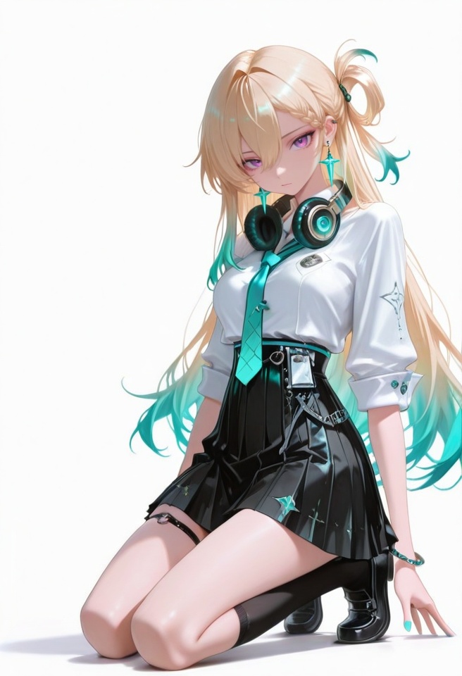 1girl,  necktie,  solo on Tensor.Art