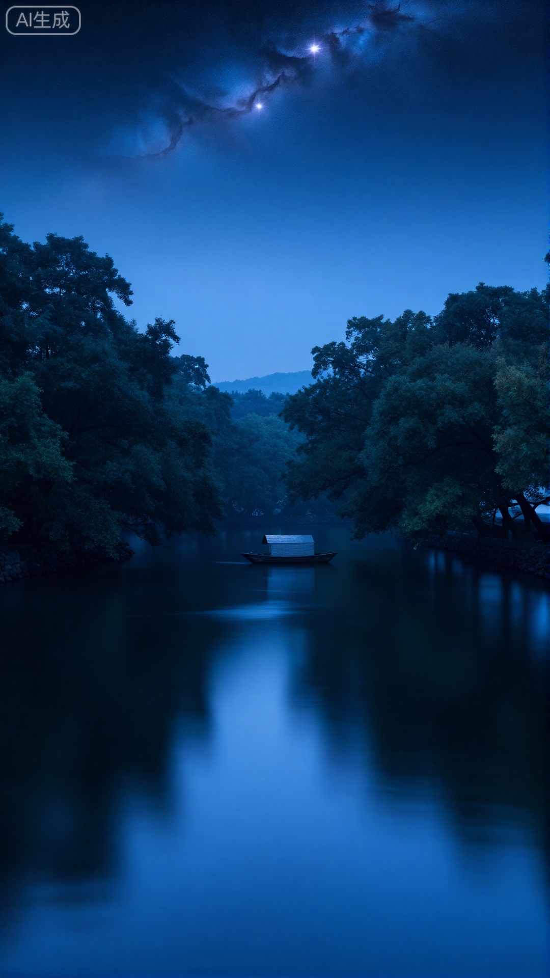 精美风景壁纸,醉后不知天在水,满船清梦压星河。