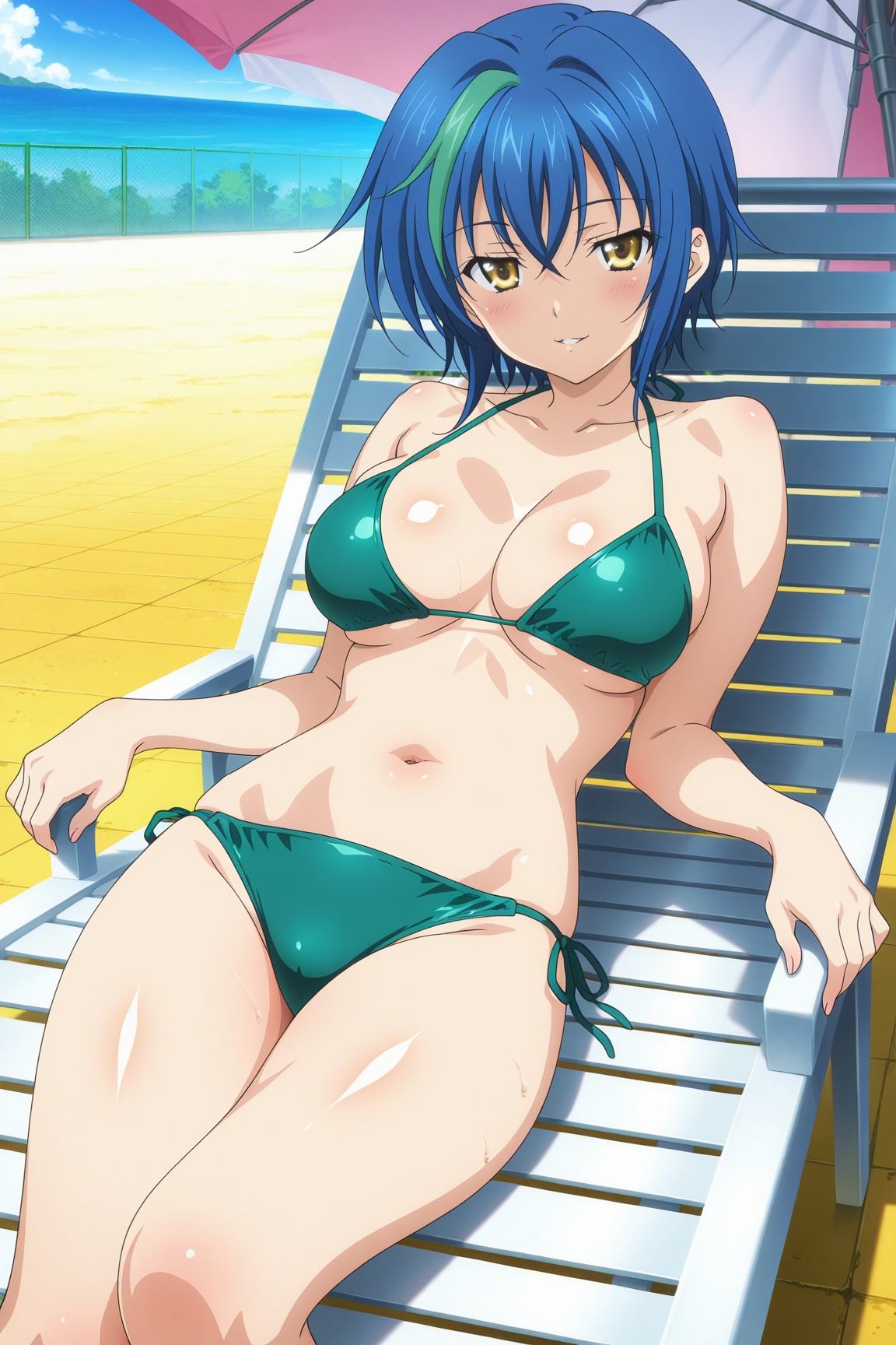 1girl,  x3n-qu4rt4,  blue hair on Tensor.Art