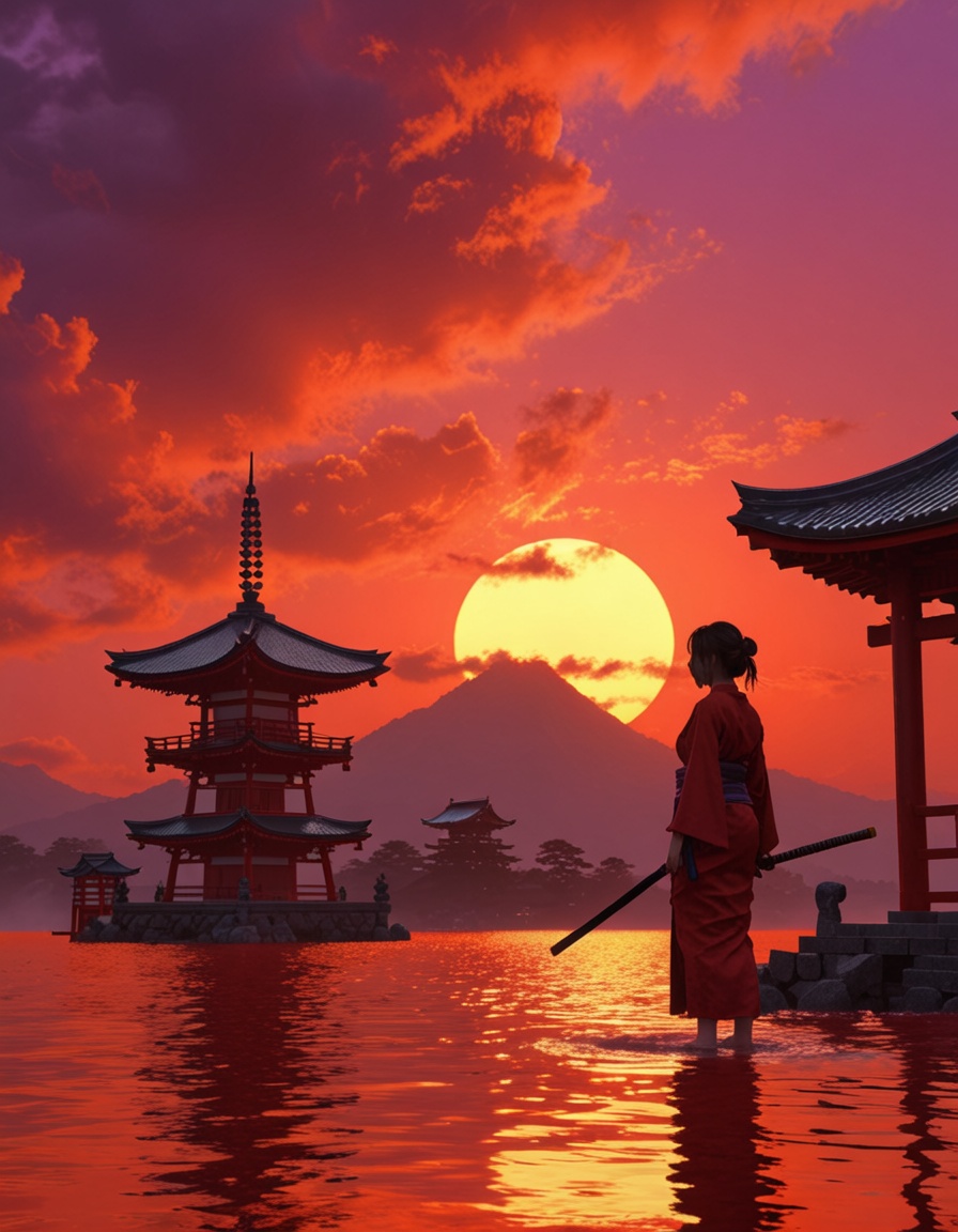 ehdusk5,  hvision3,  samurai girl on Tensor.Art