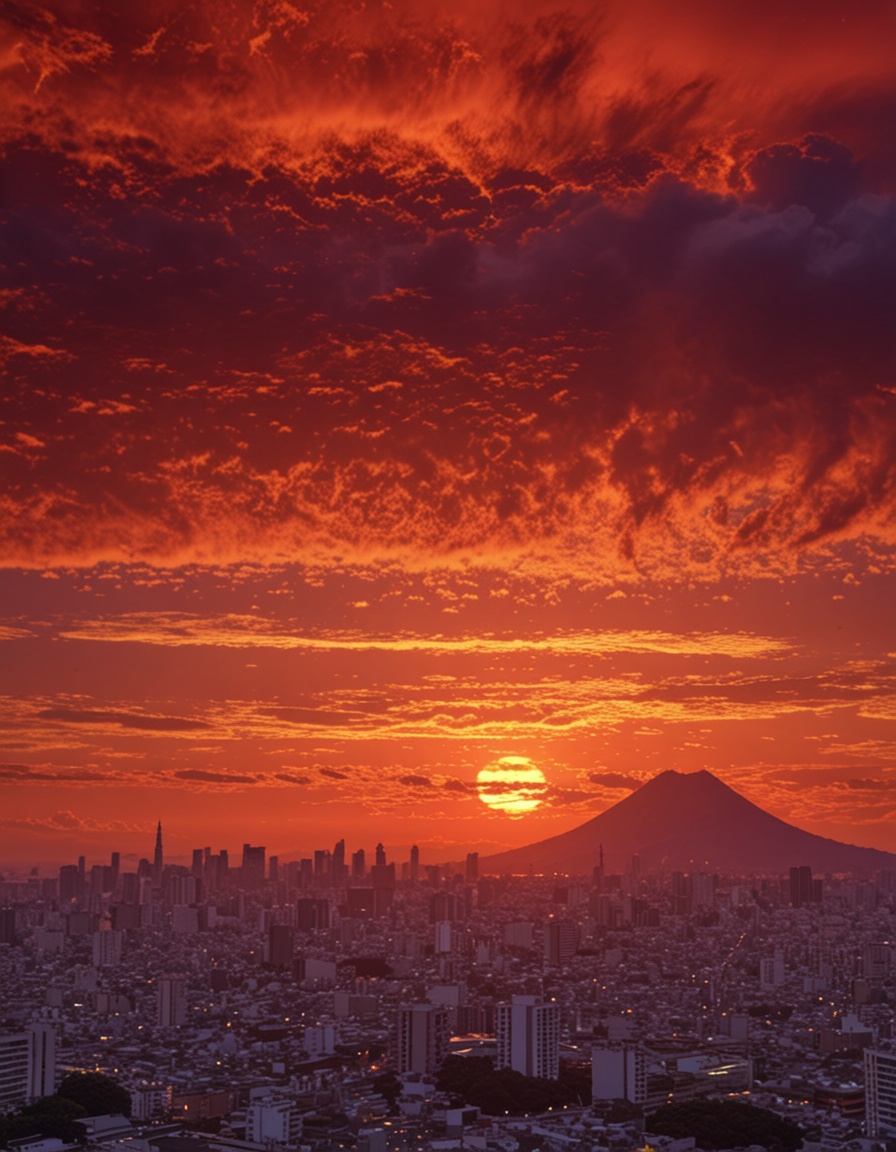 ehdusk5,  hvision3,  godzilla attacking tokyo on Tensor.Art