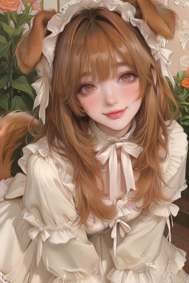 1girl,  solo,  puppy lolita girl on Tensor.Art