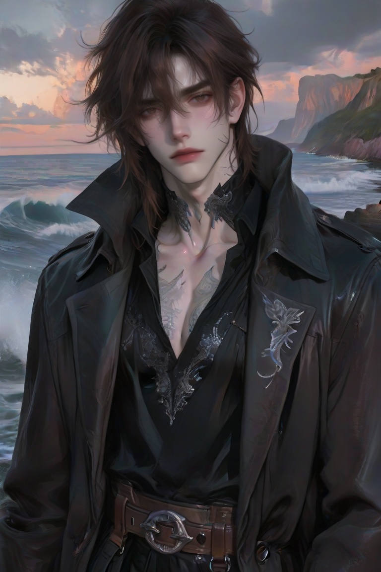 1man,  solo,  leviathan bloodline noble male on Tensor.Art