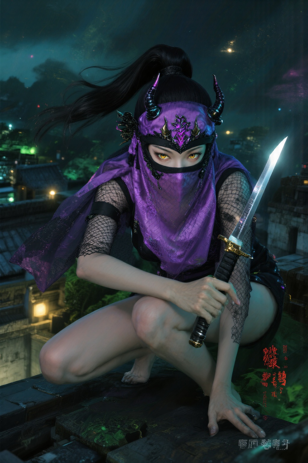 Exceptional quality,  ranked number one. Inspiration: Ninja,  Hannya on Tensor.Art
