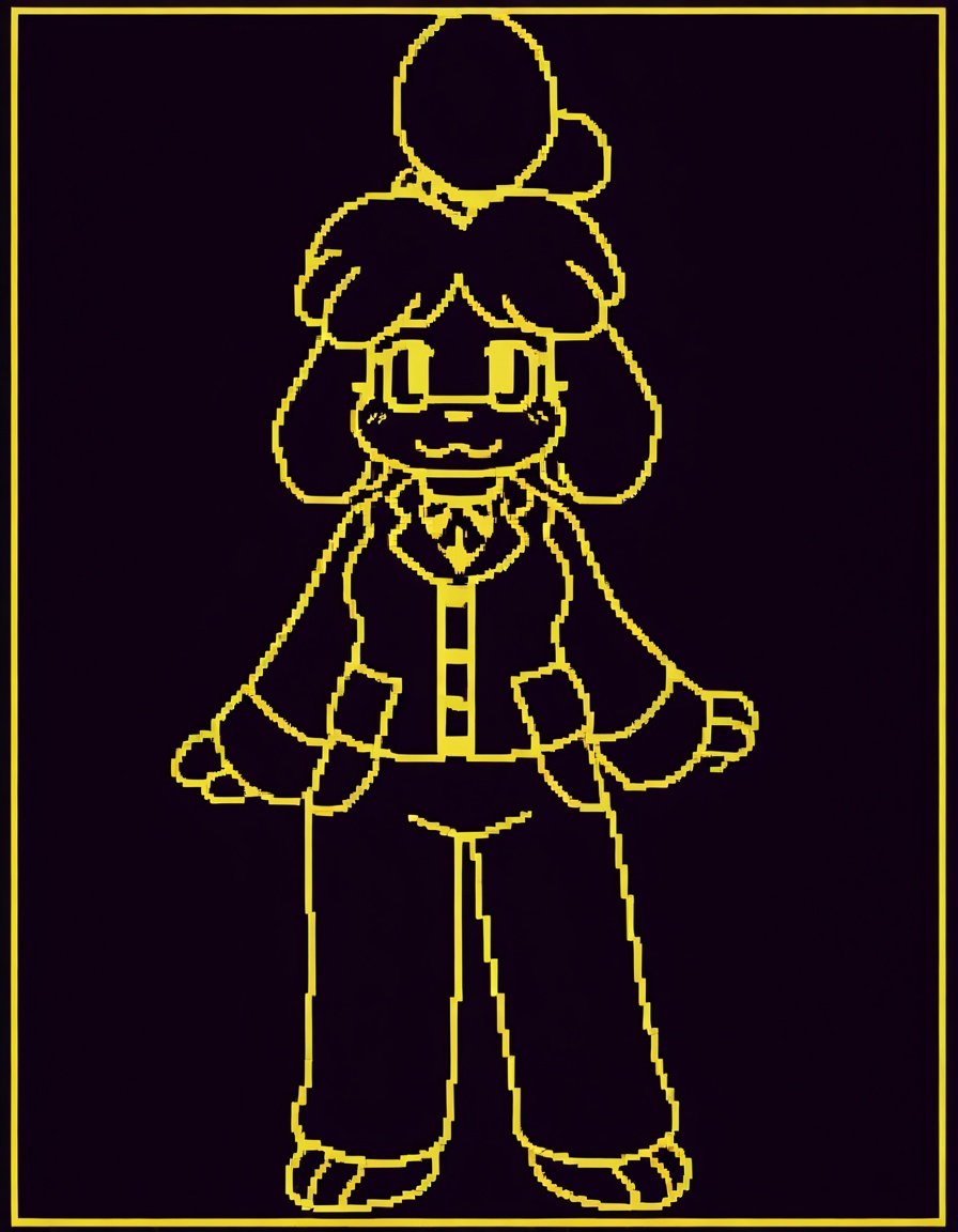 too_many_nights_itdeer_style,  monochrome,  pixel art on Tensor.Art