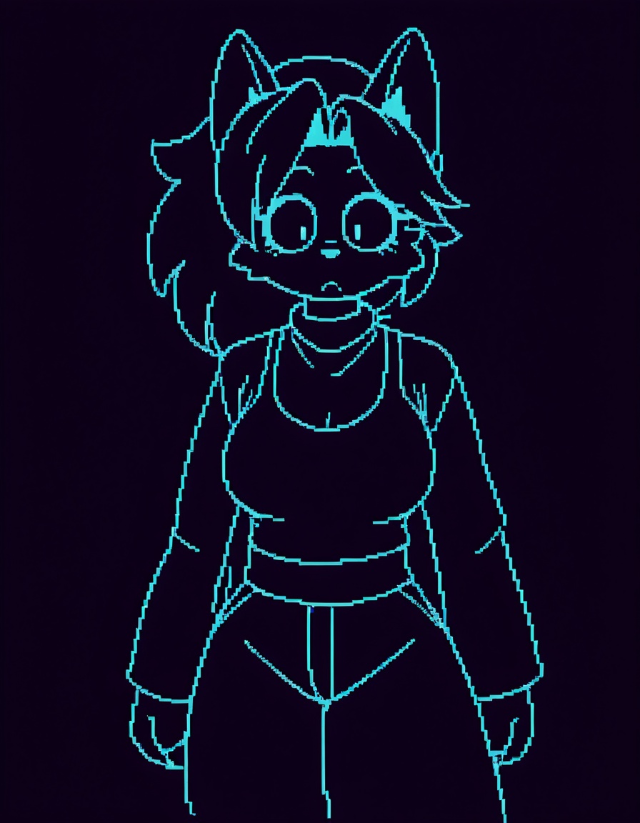 too_many_nights_itdeer_style,  monochrome,  pixel art on Tensor.Art