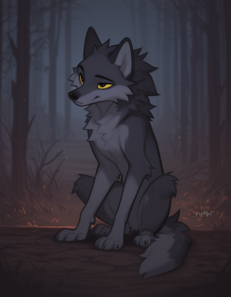 male,  solo,  furry on Tensor.Art